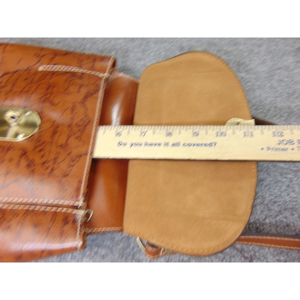 Patricia Nash Veneto Crossbody Bag Riot Rust Signature Map Print Travel Boho New - Picture 9 of 13